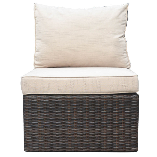 Direct Wicker 8-Piece Patio Seating Sofa Set with Cushions