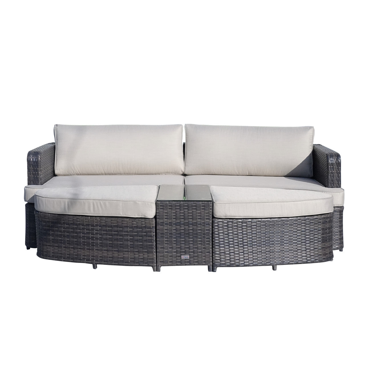 Direct Wicker's Outdoor Daybed Patio Furniture Sunbed (PAL-1202)