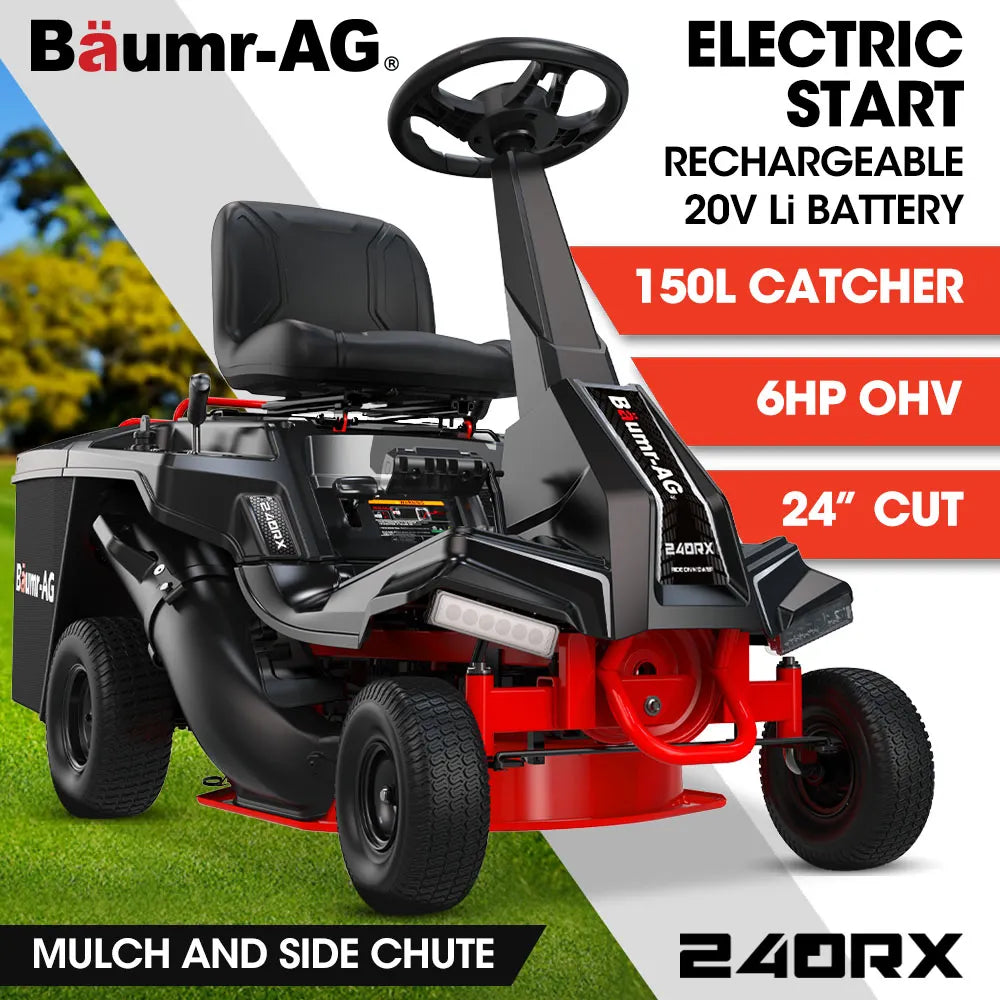 BAUMR-AG 24" Ride On Lawn Mower